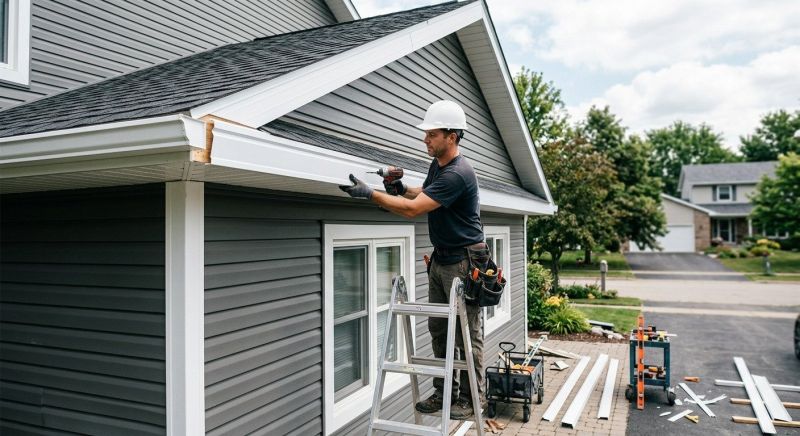 Aluminum Fascia Replacement in Conroe, TX