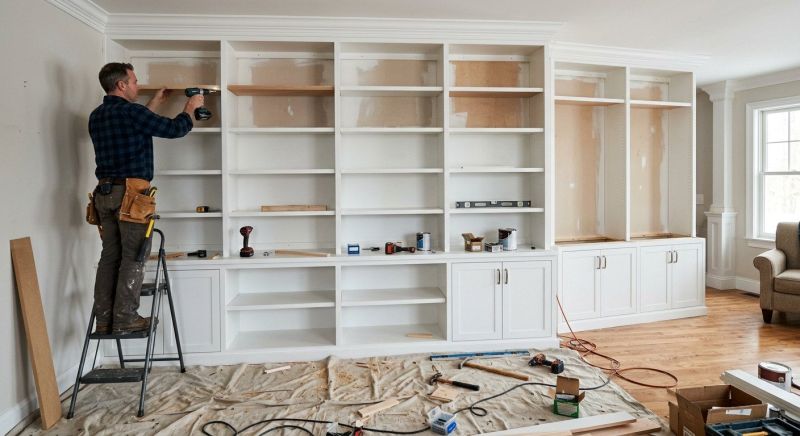 Built In Shelving Service in Charlotte, NC