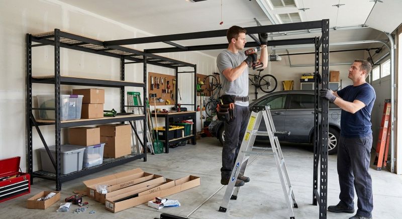 Ceiling Rack Installation in Raleigh, NC