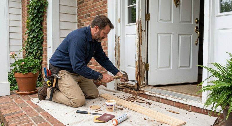 Exterior Window Molding Repair in Alpharetta, GA