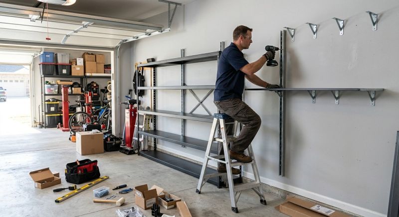 Garage Shelves Installation in Loudoun County, VA