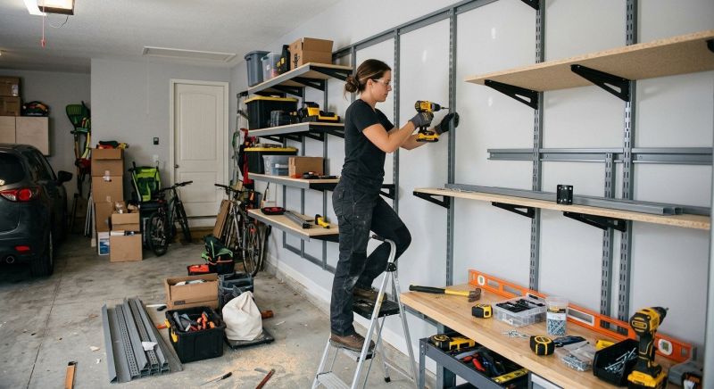 Garage Shelves Installation in Rockville, MD
