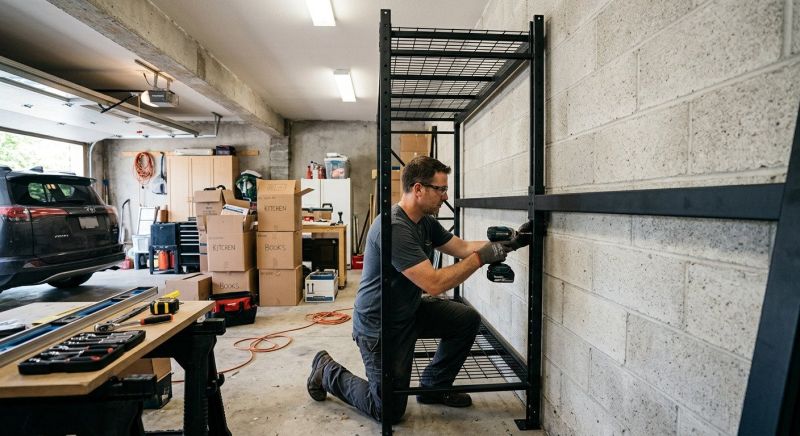 Garage Tool Rack Installation in Prince Georges County, MD
