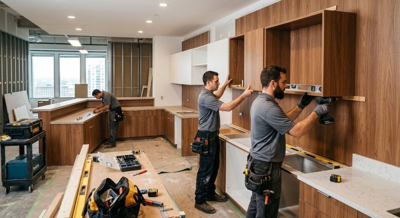 Glazed Cabinets Installation in Indianapolis, IN