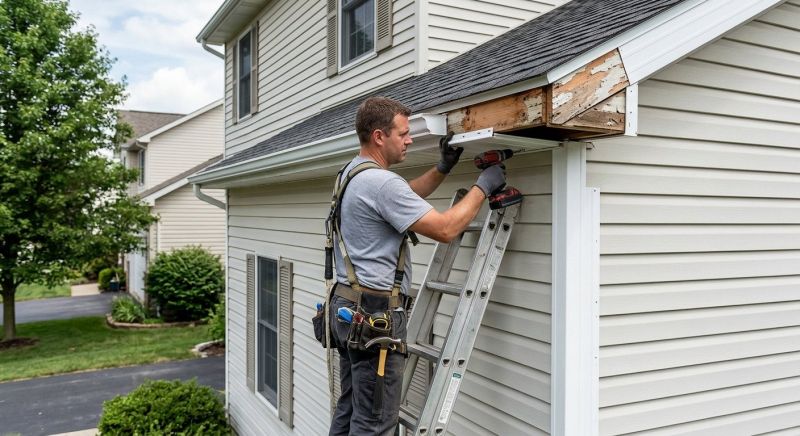 Metal Soffit Repair in Conroe, TX