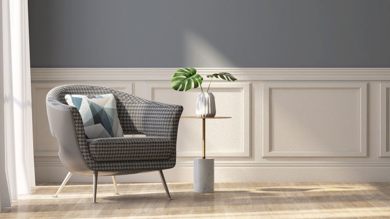 Wainscoting Installation in Progress